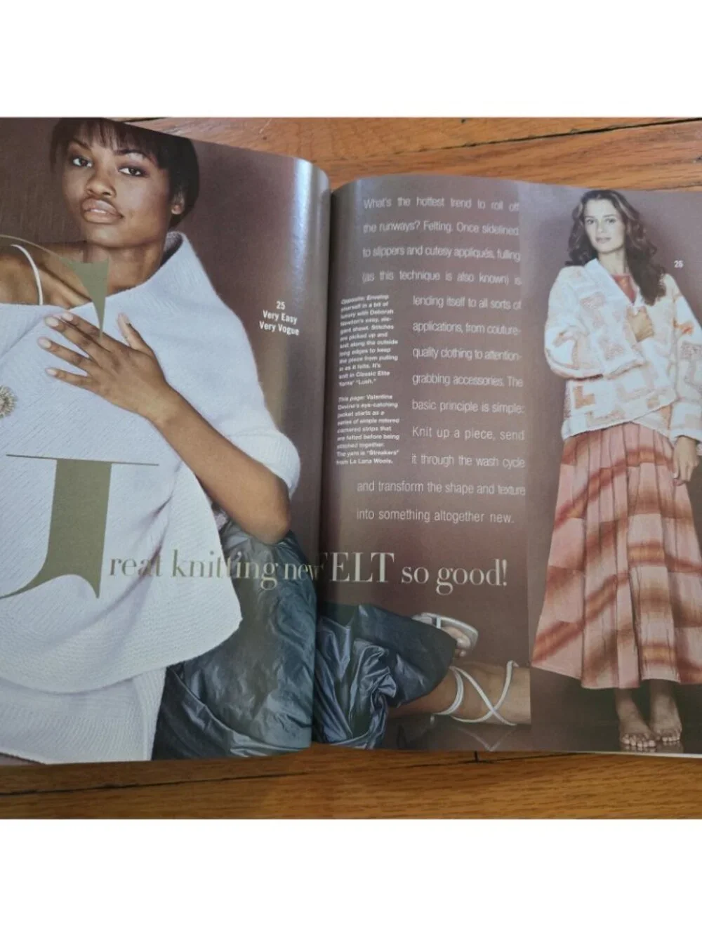 Vogue Knitting International Magazine, Holiday 2004 Poncho corset